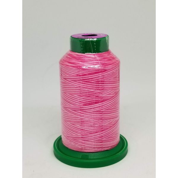 Isacord Embroidery Thread Variegated (9923 Rasberries & Cream)