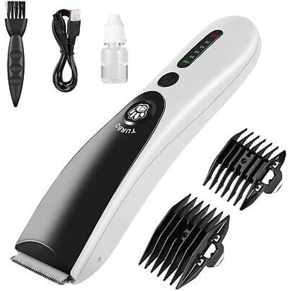 Professional Dog Grooming Kit Rechargeable Cordless Electric Pet Clipper Trimmer