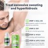 SweatBlock CLINICAL STRENGTH Antiperspirant Deodorant System for Men & Women - Hyperhidrosis Aid - Up to 7-Day Sweat Control Roll-On 1.2 fl oz + 48-Hour Odor Protection Coastal Fresh Scent Stick 2.7oz
