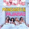LaVenty Pancakes & Pajamas Decoration Pancakes & Pajamas Balloons Pajamas Party Decoration Slumber Party Decoration Girls Night Decoration (pink gold 1)