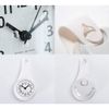 Bathroom Clock, Waterproof Clock, Shower Digital Clock, Wall Clock, Waterproof, Silent, Wall Clock, For Kitchen, Bath, Home (White)