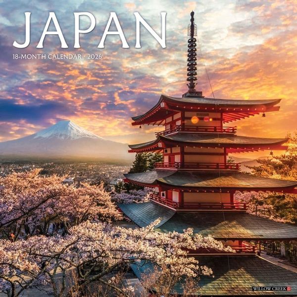 Japan 12" x 12" Wall Calendar