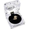 FindingKing 24 Clear Crystal Ring Gift Boxes 1 7/8"
