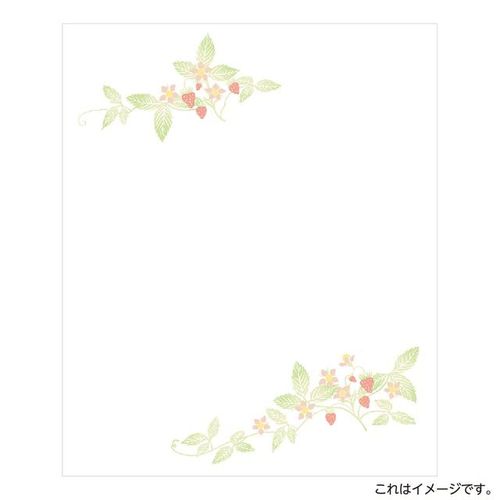 Kamiiso No.3503 Kimono Beauty Kaishi with Case, Strawberry, 6.9 x 5.7 inches (175 x 145 mm), Pack of 20
