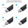 5 in 1 OTG Card Reader, USB 3.0 Type C / USB to Micro USB / SD / TF Memory Card Reader OTG Adapter
