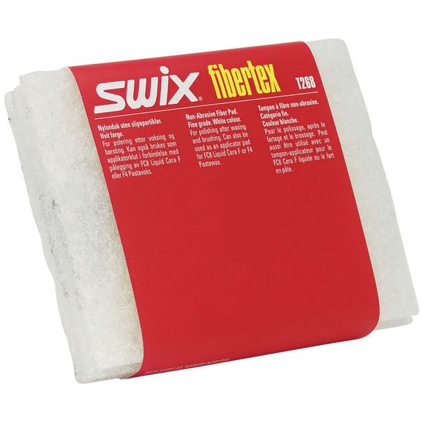 Swix T268 Fibertex Pad: Non-abrasive; White; 3Pack