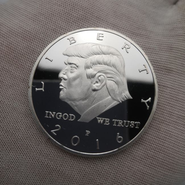 2016 Donald Trump 999 Silver Plated  Coin Commemorative President of The Unite States Eagle Coins Drop Shipping