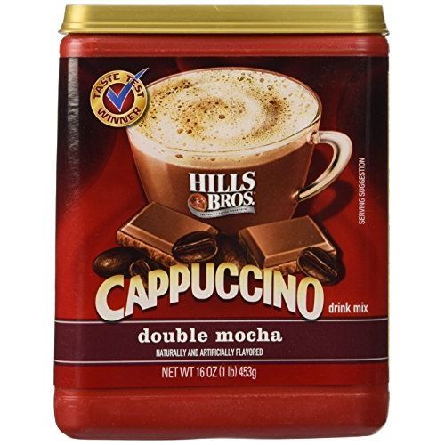 Hills Bros. Coffee Instant Cappuccino Double Mocha, 16-Ounce Jars (Pack of 6) by Hills Brothers