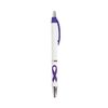 Fun Express - Purple Ribbon Grip Pen - Stationery - Pens - Basic - 24 Pieces