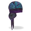 Hot Leathers HWH1105 Cross De Lis Headwrap - One Size Fits Most Multi