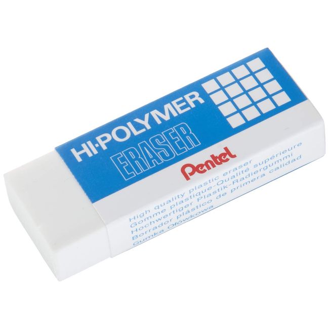 Pentel Hi Polymer Eraser ZEH-10 for Use on Paper 65 x 25 x 12 cm