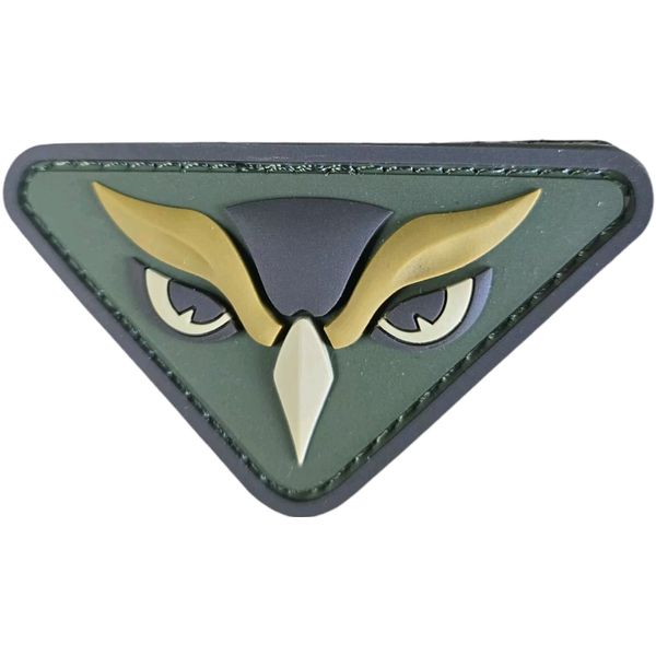 MILSPEC MONKEY OWL HEAD 3D MSM TACTICAL MILITARY ARMY MULTICAM PVC HOOK PATCH