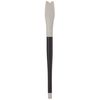 Mercer Culinary M35617 Plating Brush-2mm Square Notch, Silicone, Black