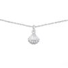 Katy Craig Seashell Choker Necklace - 925 Sterling Silver - Tiny/Discreet (38cm)