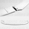 UNIVERSAL PAINTED WHITE FRONT BUMPER LOWER BODY KIT SPLITTER SPOILER LIP 3-PCS