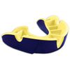 Opro Silver Zahnschutz (Strapped) Dark Blue - Yellow