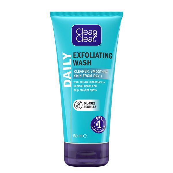 Clean & Clear Exfoliating Oil Free Daily Wash, 150ml