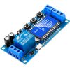 Timer Relay - Time Delay Relay DC 5V 12V 24V Delay-Off Cycle Timer 0.01s-9999mins Module Adjustable Trigger Delay Switch Control Relay Board with LCD Display