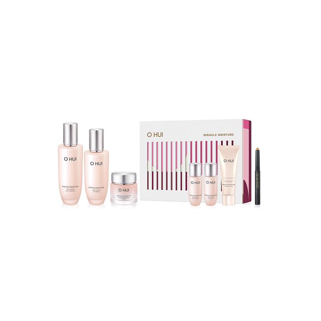 [OHUI] Miracle Moisture Pink Barrier 3-piece Set