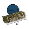 NESSASTORES - White Sage + Juniper Smudge Incense 4" Bundle #JC-206 (20 pcs)