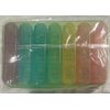 2 Sealed 7 Day Weekly Medication Pill Organizer Container Box Cases 3-X a Day