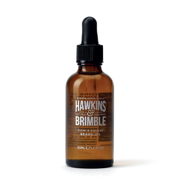 Hawkins & Brimble Beard oil Promotes Beard growth with Beard oil for Men, Beard oil Repairs your Beard with Argan and Olive oil, Update your Beard Care Routine with Shea Butter and Vitamin E.