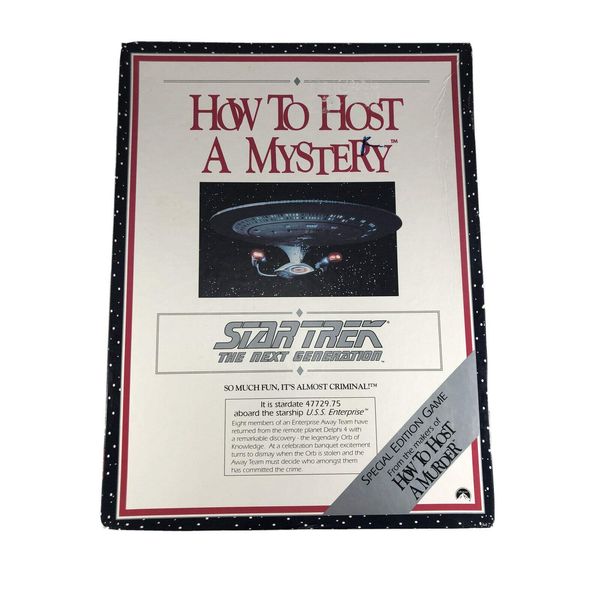 Star Trek the Next Generation How to Host a Mystery