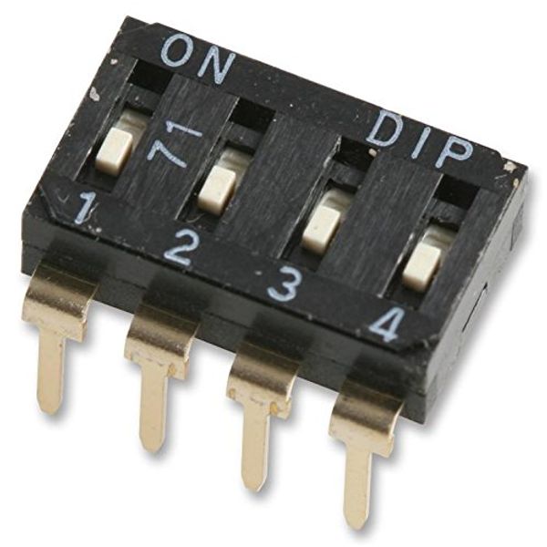 Switch, DIL, 4WAY, SIP/DIP Switches, Qty.1 | MCEIR-04