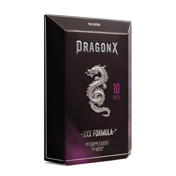 10 DRAGON X SILVER Formula Male Support Supplement