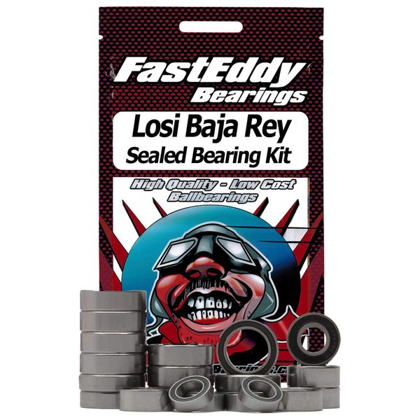 FastEddy Bearings Sealed Bearing Kit-Los Baja Rey TFE4436 Electric Car/Truck Option Parts