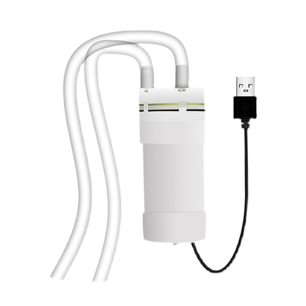 F Fityle Selbstansaugende USB-Wasserpumpe, Elektrische Mini-Selbstansaugpumpe DC5V, USB Self Priming Water Pump für Wasserbohrinsel Schneidemaschine Stoßmaschine Winkelschleifer