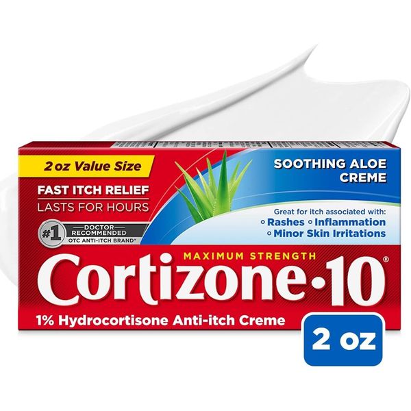 Maximum Strength Cream, 1% Hydrocortisone Anti-Itch, 2 oz *NEW*