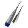ArtLaB-Dental Luxating Elevator Dental Root Elevators Straight Curved Tip-Periotome Luxating Elevator Apical Root Dental Elavators Extracting Extraction (Elevator cvd 2mm Blue)