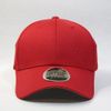 Plain Pro Cool Mesh Low Profile Structured Adjustable Baseball Cap (Red)