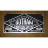 CUSTOM GOTHAM INDUSTRIAL LIGHTING DATA PLATE PROP BUILDERS BATMAN BAT SIGNAL 