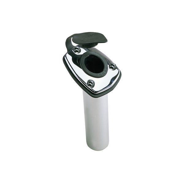 Perko 1205DP0CHR Angled Flush Mount Fishing Rod Holder