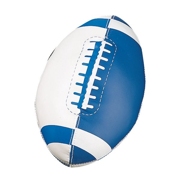 Champion Sports Soft Foam Mini Football, Blue/White, 8"