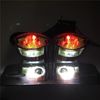BLACK+SMOKE Cat Eye Custom Motorcycle Tail Brake License Plate light