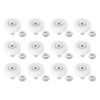 PATIKIL 22mm Drawer Rollers 12pcs Plastic Drawer Pulley Replacement Wheel with Nuts