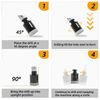 Diamond Drilling Bit Set for Ceramic Granite Tile Hole Saw Cutter Tool 8pcs Box