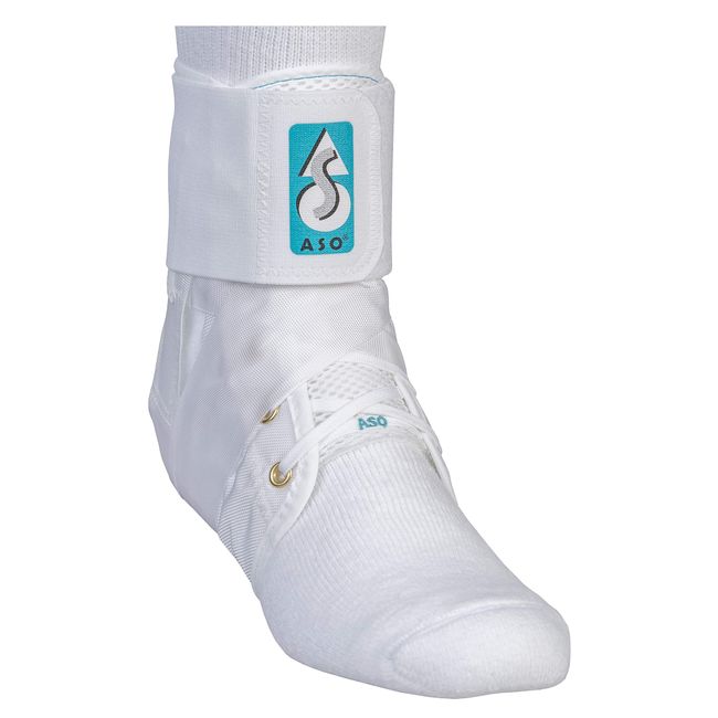 Med Spec 264004 ASO Ankle Stabilizer, White, Medium