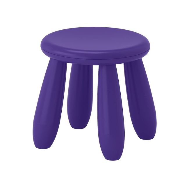 /IKEA MAMMUT Childrens Stool Dark Lilac. 27