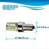 HQRP 2-Pack E12 Base 64 SMD3014 LED Light Bulbs AC 110V Cool White Dimmable