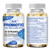 2Pack Digestive Enzymes Prebiotic & Probiotics Gas,Constipation& Bloating Relief