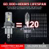 H4 9003 LED Headlight Bulbs Conversion Kit Hi/Low Dual Beam For Car & Motorcycle