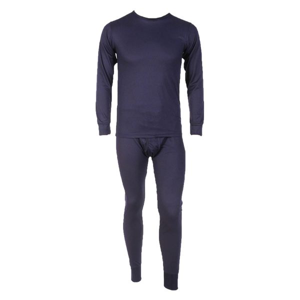 Knocker Men's 2pc Long Thermal Underwear Set Navy