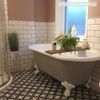 2 x Stencils for Tiled Surfaces Kitchens or Bathrooms 4" (100mm) Polensa