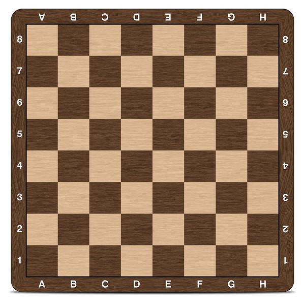 LEAP Chess Board Only 20" & 0.042" Super Thiness Mousepad Material Non-Slip Fold or Roll up Way Storage