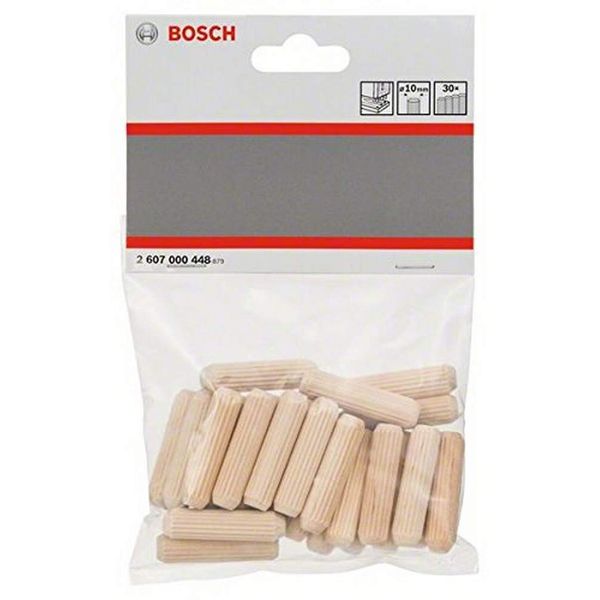 Bosch Accessories Wooden Dowel, Brown, 2607000448