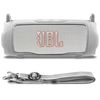 J BL FLIP 7 Portable Speaker Silicone Case with Shoulder Strap, White - co2CREA